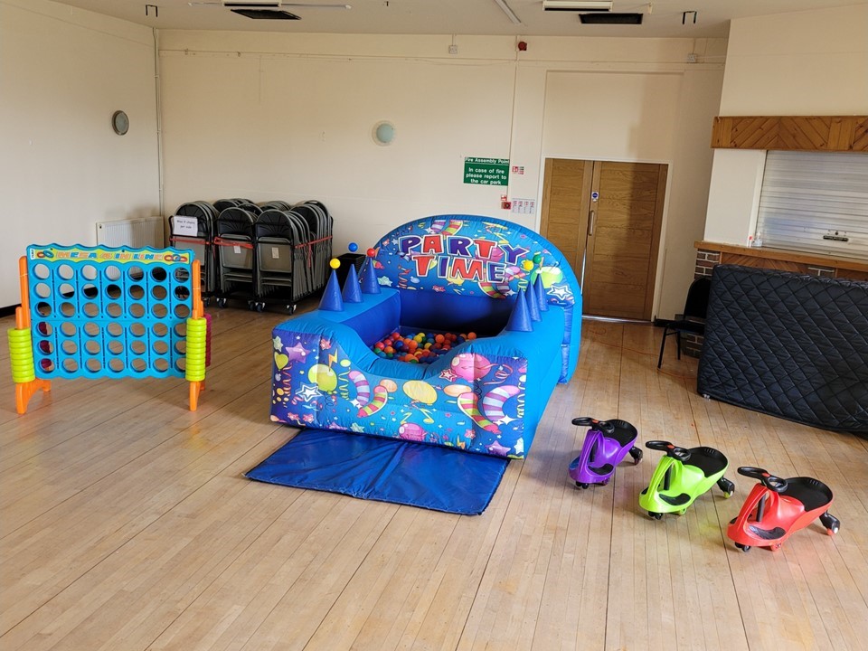 Image of a ball pool and games hired in Chesterfield Ball pool and games hired in Chesterfield