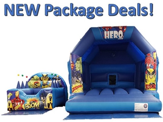 Heroes Bouncy castle hire in Sheffield