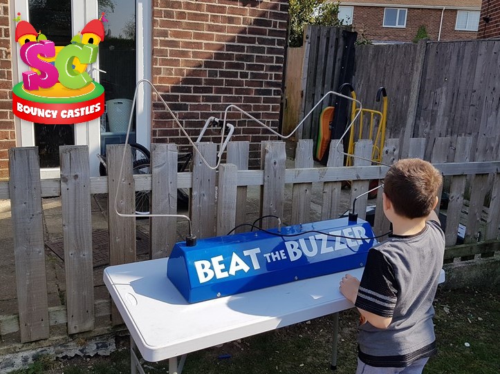 Buzz wire game for hire in Chesterfield