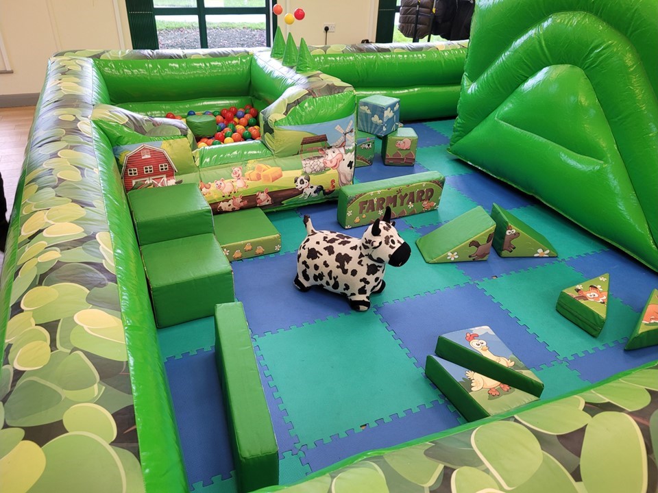 Interior of the soft play for hire