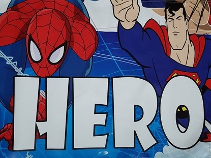 A picture of hero bouncy castle hire in Chesterfield