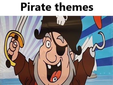 A picture of pirate bouncy castle hire in Chesterfield