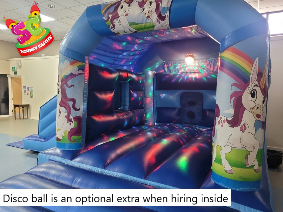 Unicorn bouncy castle hire in Chesterfield
