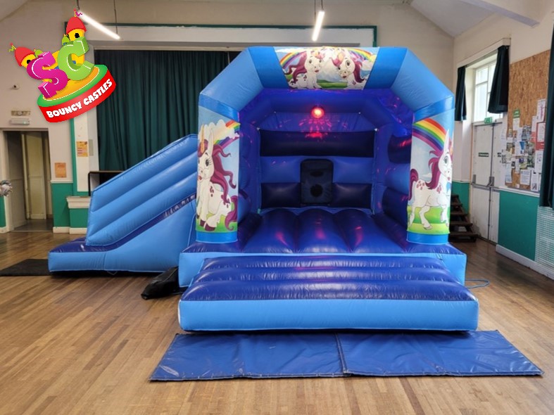 Unicorn bouncy castle hire in Sheffield
