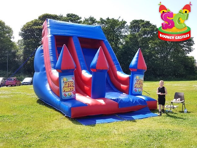 Large inflatable slide hire in Sheffield