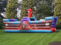 Inflatable pirate ship for schools