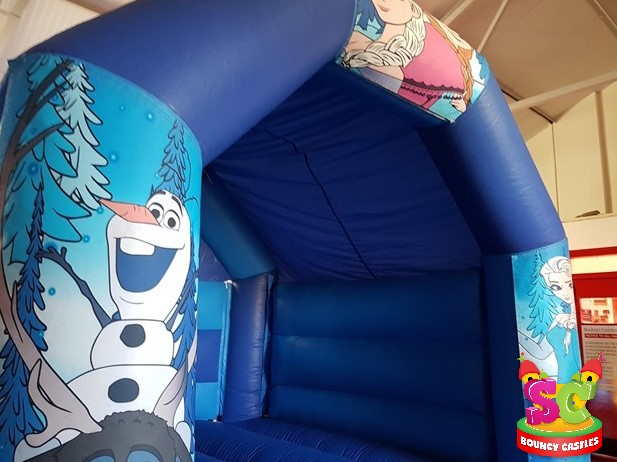 Side view of the bouncy castle